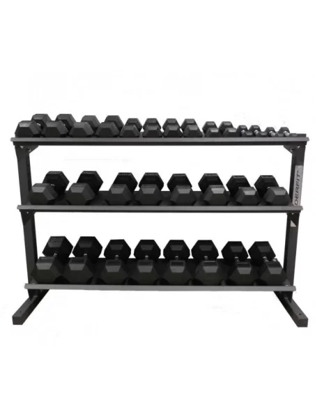PACK RACK HALTERES 3 ETAGES + 10 PAIRES D HALTERES DE 20 A 42.5KG-Home-musculation-Pas cher