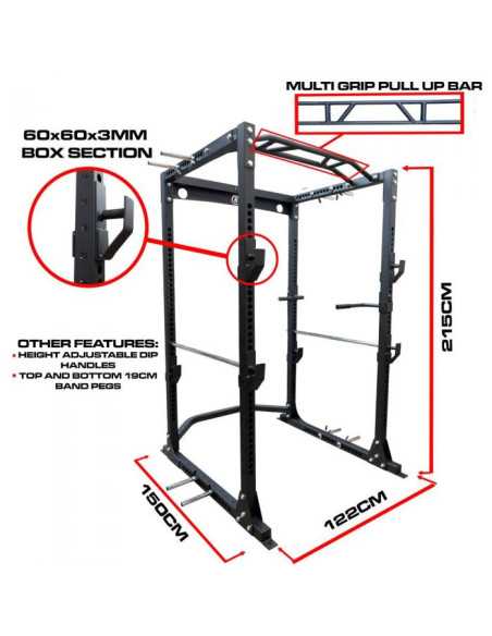 Power Cage - Gelb/Mattschwarz