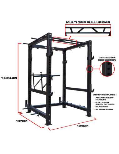 Riot Garage Cage - 1.85M de Hauteur-Home-musculation-Pas cher