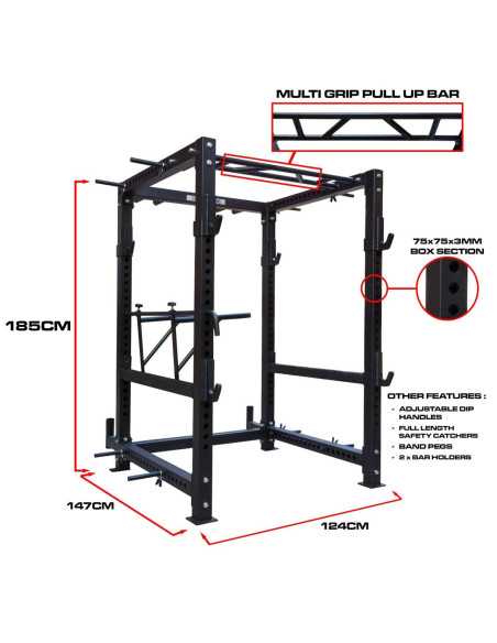 Riot Garage Cage - 1.85M de Hauteur-Home-musculation-Pas cher