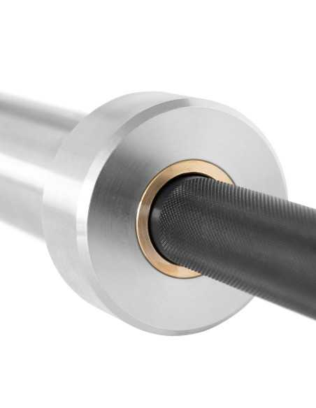 Riot Weightlifting Bar - Dual Markings without Center Knurling 