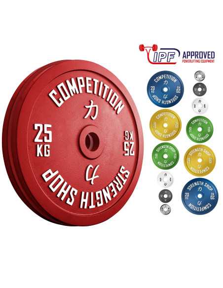 Strength Shop Calibrated Plates Sets 157.5kg or 159kg - IPF Approved 