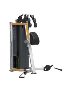 Nautilus Pro Human Sport Arm Crunch (Silver W/ Wood Trim)