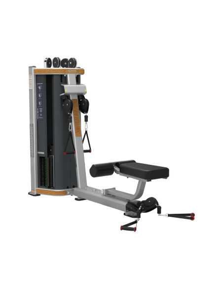 Nautilus Pro Human Sport Total Delts (Silver W/ Wood Trim)  