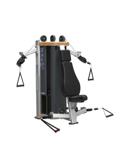 Nautilus Pro Human Sport Shoulder Chest (Silver W/ Wood Trim)  