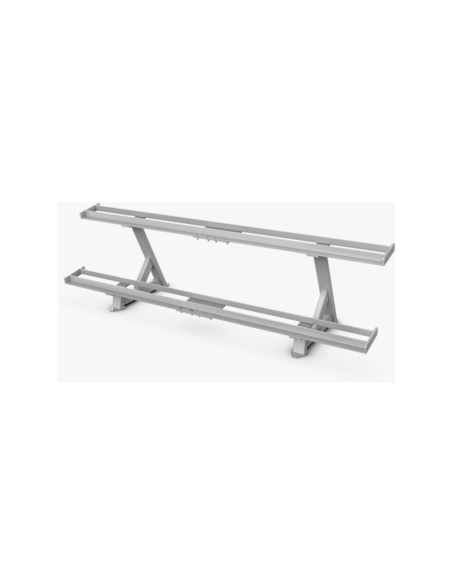 Eleiko Two Tier XF Dumbbell Rack - Silver  