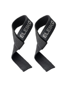 Eleiko Pulling Straps - Cotton - Black  