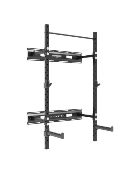 Binom Rawsteel BRS03 Support de Squat Pliable avec Barre de Traction 