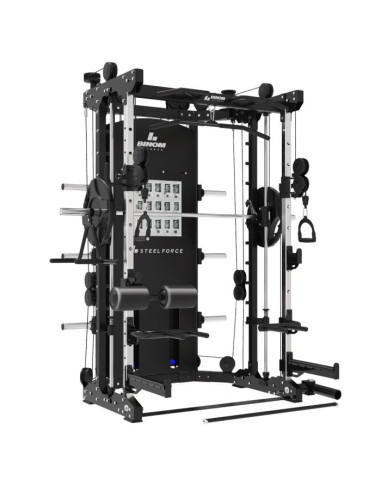Binom Steel Force B12 Multigym, Power Rack, Smith Machine et accessoires  