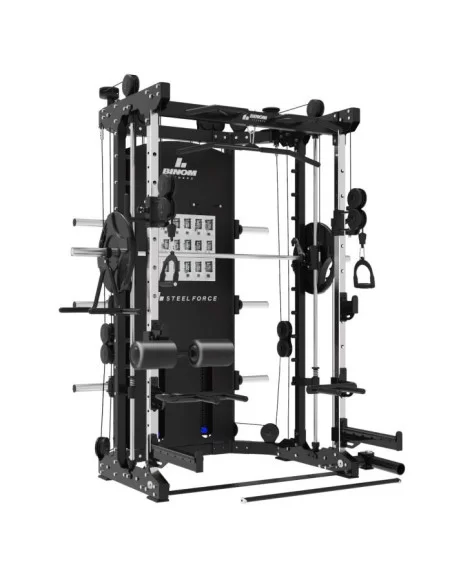 Binom Steel Force B12 Multigym, Power Rack, Smith Machine et accessoires  