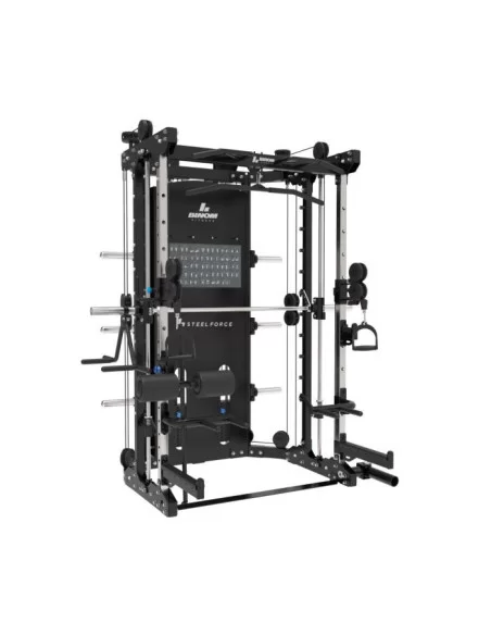 Binom Steel Force B12 Multigym, Power Rack, Smith Machine et accessoires  