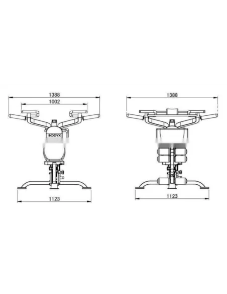 Binom Strength Bench Press Entraîneur multifonction BS08 (Presse/Biceps/Jambe) 