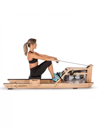 RAMEUR A EAU Hydro Rower FINITION BOIS-Home-musculation-Pas cher