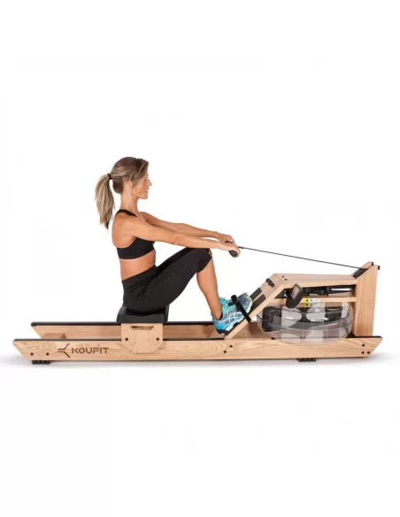 RAMEUR A EAU Hydro Rower FINITION BOIS-Home-musculation-Pas cher