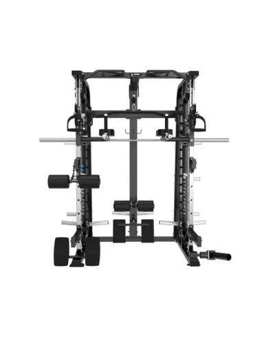 Binom Steel Force B19 Multigym Charge du disque, Triple Poulie, Power Rack, Multipower, Abdos et accessoires 