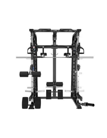 Binom Steel Force B19 Multigym Charge du disque, Triple Poulie, Power Rack, Multipower, Abdos et accessoires 