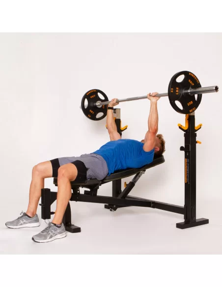 BANC OLYMPIQUE REGLABLE-Home-musculation-Pas cher