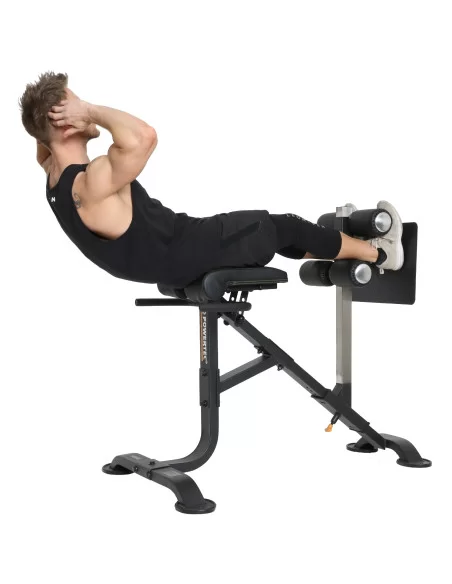 BANC  Combo ABDOS LOMBAIRE Réglable POWERTEC-Home-musculation-Pas cher
