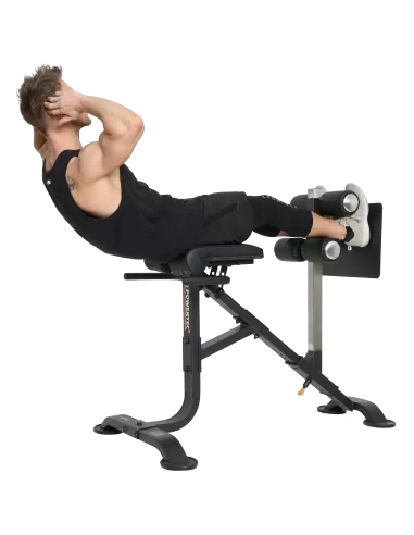 BANC  Combo ABDOS LOMBAIRE Réglable POWERTEC-Home-musculation-Pas cher