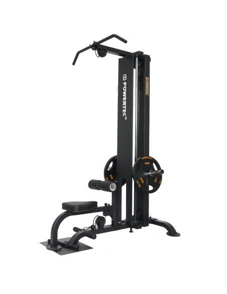TIRAGE DORSAL HAUT ET BAS POWERTEC PLATE LOADED-Home-musculation-Pas cher