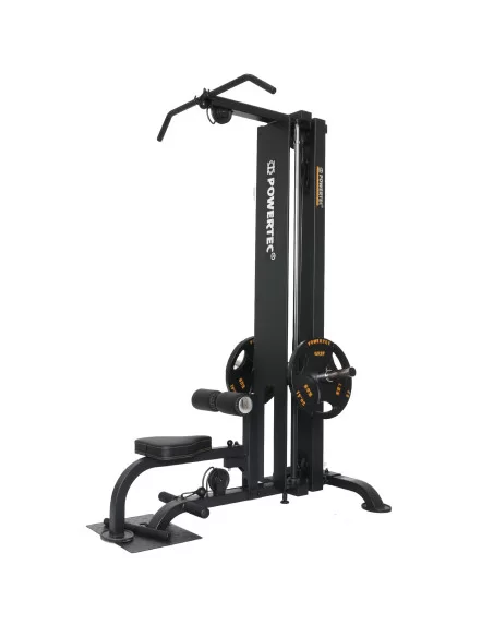 TIRAGE DORSAL HAUT ET BAS POWERTEC PLATE LOADED-Home-musculation-Pas cher
