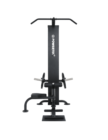 TIRAGE DORSAL HAUT ET BAS POWERTEC PLATE LOADED-Home-musculation-Pas cher