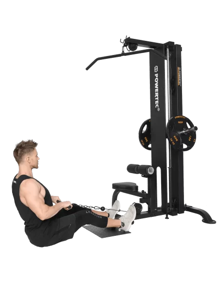 TIRAGE DORSAL HAUT ET BAS POWERTEC PLATE LOADED-Home-musculation-Pas cher
