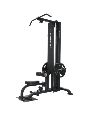 TIRAGE DORSAL HAUT ET BAS POWERTEC PLATE LOADED-Home-musculation-Pas cher