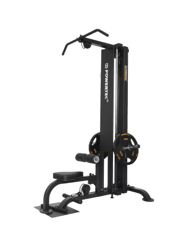 TIRAGE DORSAL HAUT ET BAS POWERTEC PLATE LOADED-Home-musculation-Pas cher