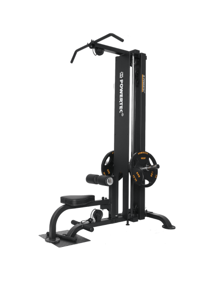 TIRAGE DORSAL HAUT ET BAS POWERTEC PLATE LOADED-Home-musculation-Pas cher