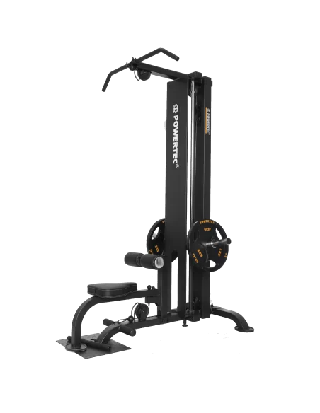 TIRAGE DORSAL HAUT ET BAS POWERTEC PLATE LOADED-Home-musculation-Pas cher