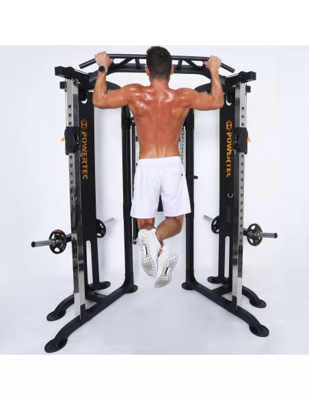 FUNCTIONAL TRAINER POWERTEC PLATE LOADED-Home-musculation-Pas cher