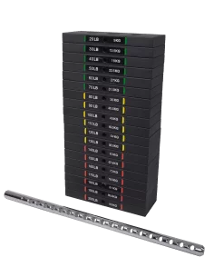 PLAQUE  POWERTEC  1 stack de 90KG-Home-musculation-Pas cher 2