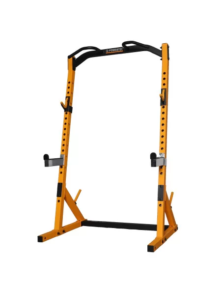 Half rack Powertec jaune-Home-musculation-Pas cher