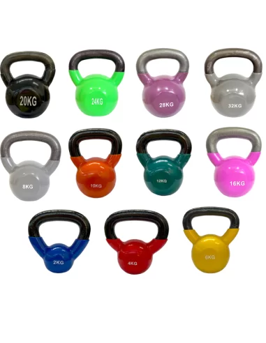 Binom Be Fit Set Kettlebells Vinyle de 2 à 32Kg
