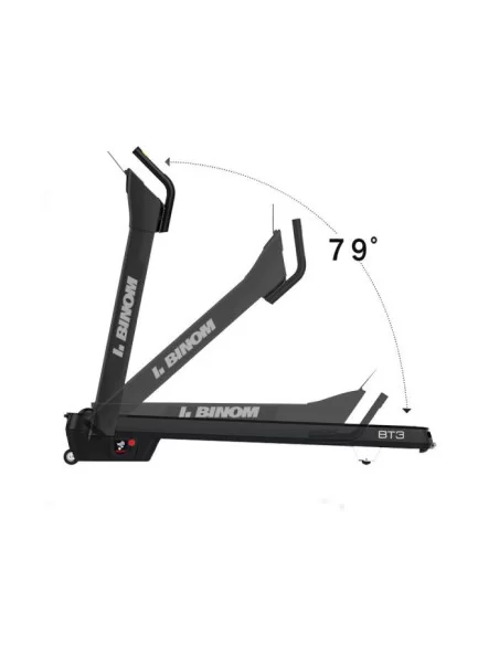 Binom Be Personal BT3 Tapis de Course Incliné et Ultra-pliable 