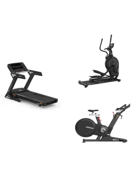 Pack Binom Cardio Tape BT2 + Vélo Spinning BC1 + Elliptique BE1  Pack Binom Cardio Tape BT2 + Vélo Spinning BC1 + Elliptique BE1