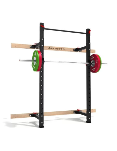 Binom Rawsteel BRS01 Support de Squat Pliable avec Barre de Traction 