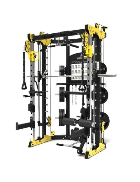 Binom Steel Force B10 NOUVEAU MODÈLE Multigym, Double Poulie, Power Rack, Multipower, Leg Press et accessoires 