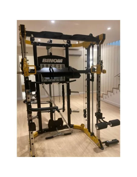 Binom Steel Force B10 NOUVEAU MODÈLE Multigym, Double Poulie, Power Rack, Multipower, Leg Press et accessoires 