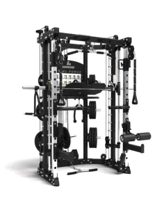 Binom Steel Force B11 Multigym, Double Poulie, Power Rack, Multipower, Leg Press et Accessoires