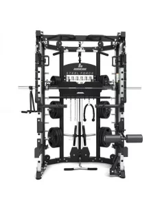 Binom Steel Force B11 Multigym, Double Poulie, Power Rack, Multipower, Leg Press et Accessoires  2