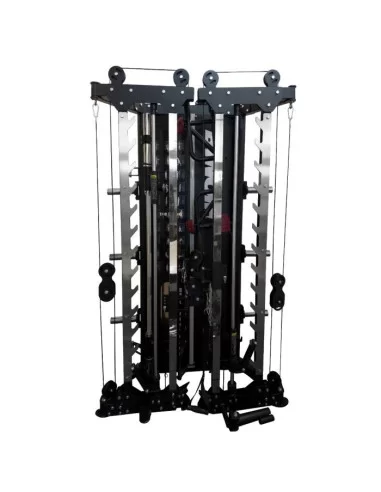 Binom Steel Force B15 Multigym pliable , double poulie, Power Rack, Multipower et Accessoires 