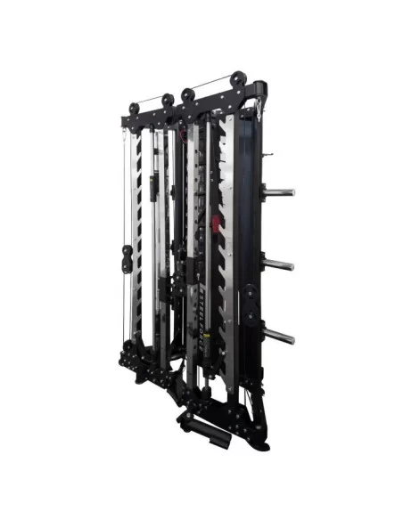 Binom Steel Force B15 Multigym pliable , double poulie, Power Rack, Multipower et Accessoires 