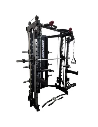 Binom Steel Force B15 Multigym pliable , double poulie, Power Rack, Multipower et Accessoires 