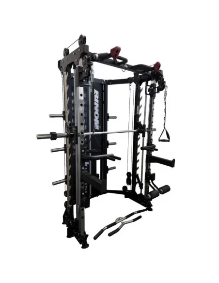 Binom Steel Force B15 Multigym pliable , double poulie, Power Rack, Multipower et Accessoires 