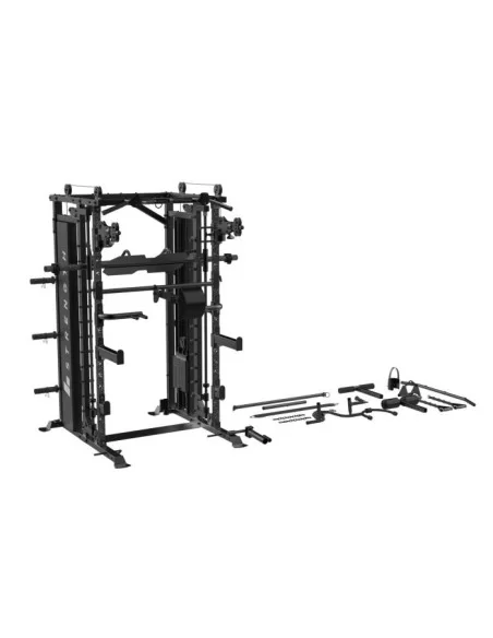 Binom Steel Force B20 Charge à disque, Multigym, Double poulie, Multipuissance, Presse et Accessoires 