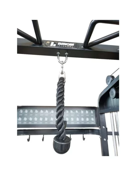 Binom Steel Force B21 Multigym avec 100 Kg x2, Bras Mobiles, Double Poulie, Power Rack, Multipower, Leg Press et accessoires 