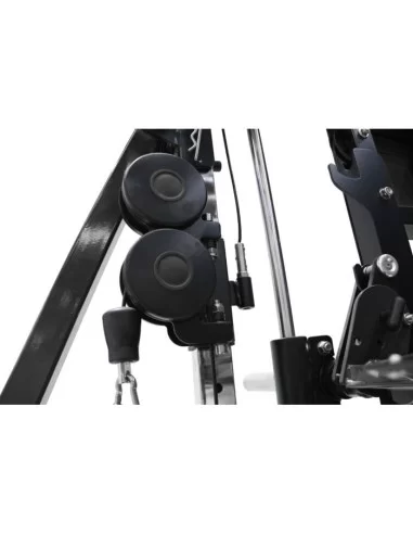 Binom Steel Force B21 Multigym avec 100 Kg x2, Bras Mobiles, Double Poulie, Power Rack, Multipower, Leg Press et accessoires 