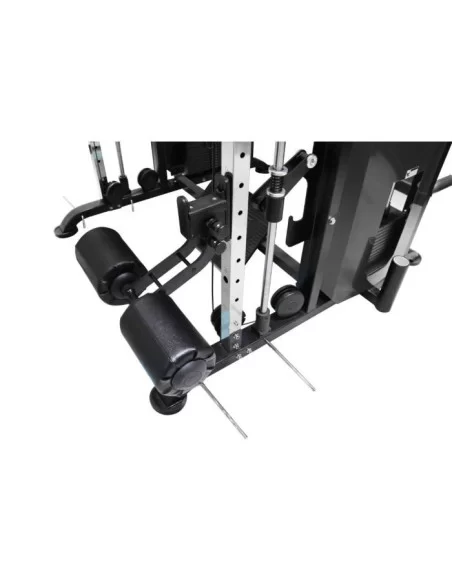 Binom Steel Force B21 Multigym avec 100 Kg x2, Bras Mobiles, Double Poulie, Power Rack, Multipower, Leg Press et accessoires 